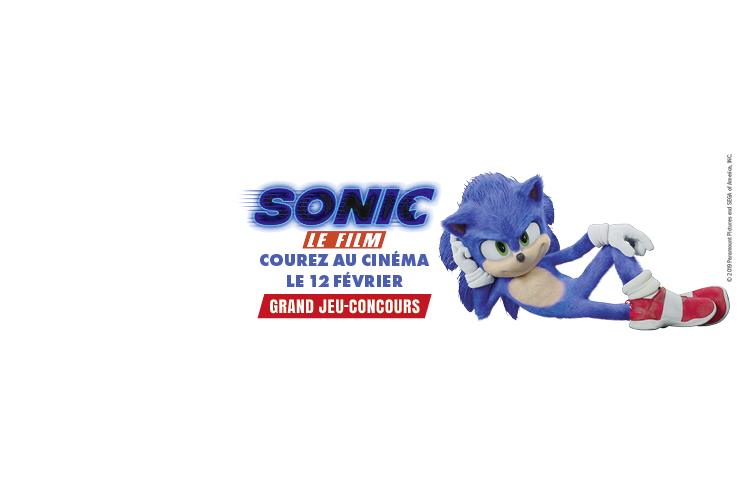 Gagnez des places de cinéma et des goodies Sonic Le Film à l’occasion de sa sortie le 12 février