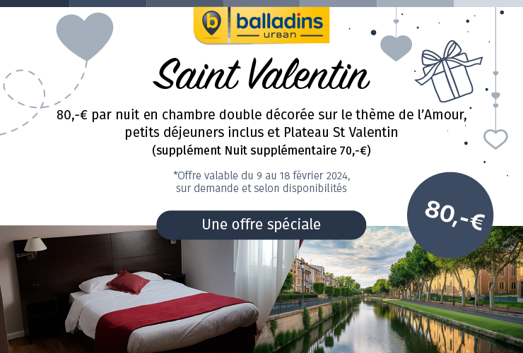 La Saint Valentin au centre du Monde, ça vous tente ?